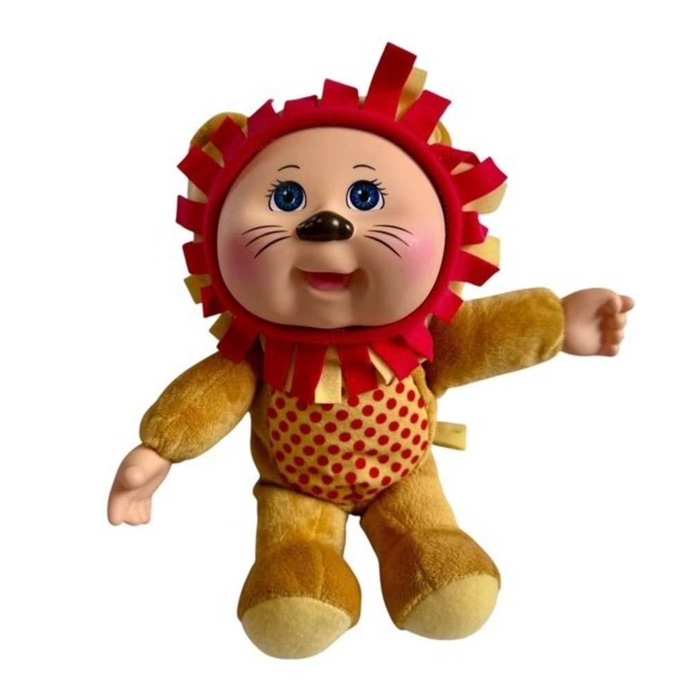 CABBAGE PATCH KIDS CUTIES ZOO FRIENDS AUSTIN LION STUFFED ANIMAL PLUSH DOLL TOY